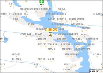 map of Gumås