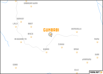map of Gumbabi