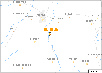 map of Gumbud