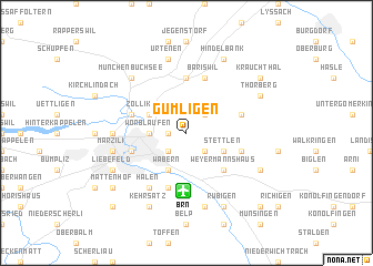 map of Gümligen