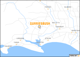 map of Gummies Bush