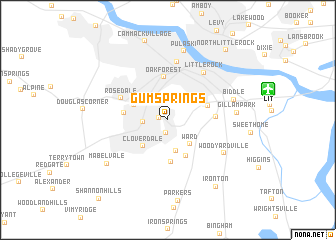 map of Gum Springs
