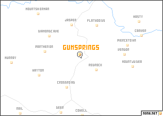 map of Gum Springs