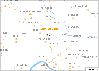 map of Gum Spring