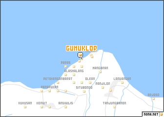 map of Gumuk-lor