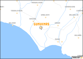 map of Gumukmas