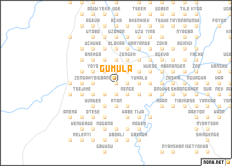 map of Gumula