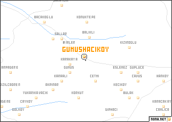 map of Gümüşhacıköy