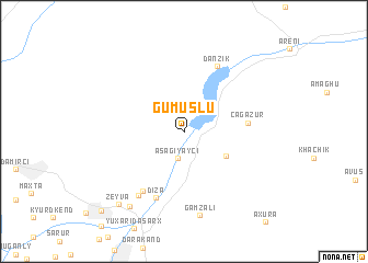 map of Gümüşlü