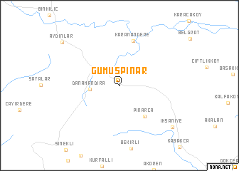 map of Gümüşpınar