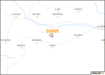 map of Gümüş