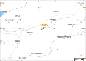 map of Gümüş