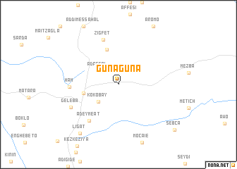 map of Guna-Guna