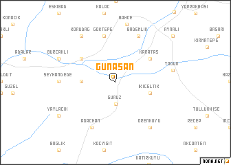 map of Günaşan