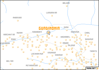 map of Gund-i-Momin