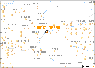 map of Gundi Zun Reshi