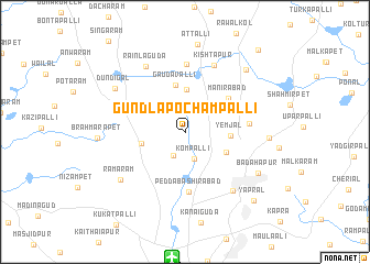 map of Gundla Pochampalli