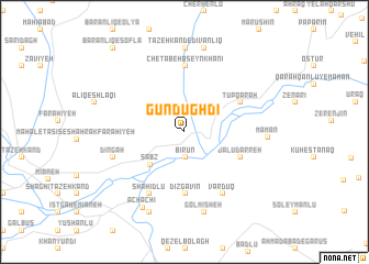 map of Gūndūghdī