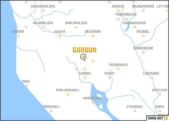 map of Gundum