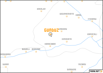 map of Gündüz