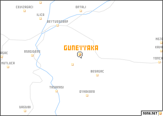 map of Güneyyaka