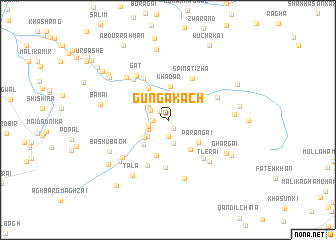 map of Gunga Kach