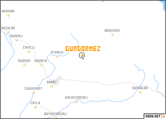 map of Güngörmez