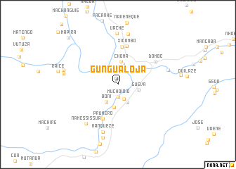 map of Gungua Loja