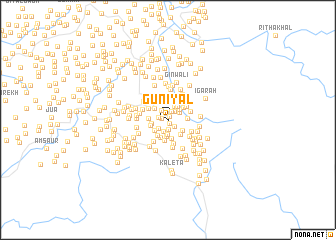 map of Guniyāl