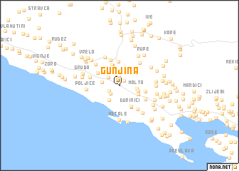 map of Gunjina