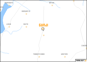 map of Gunji