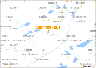 map of Gunnarshult