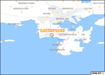 map of Gunnarskär