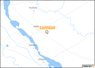 map of Gunnaur
