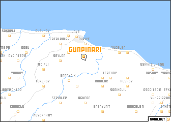 map of Günpınarı