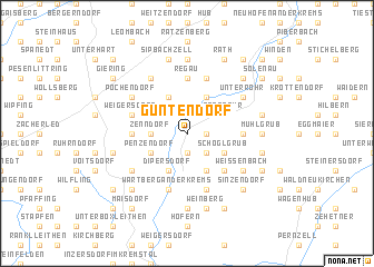 map of Guntendorf