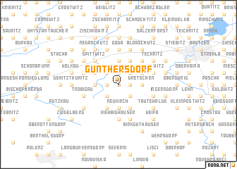 map of Günthersdorf