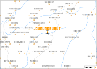 map of Gunungbubut
