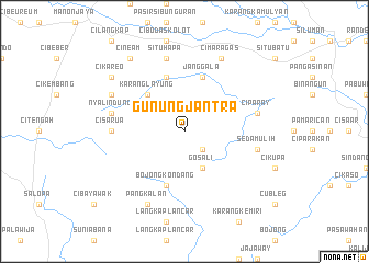 map of Gunungjantra