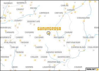 map of Gunungrosa