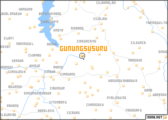map of Gunungsusuru