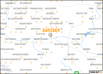 map of Günzgen