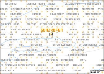 map of Günzkofen