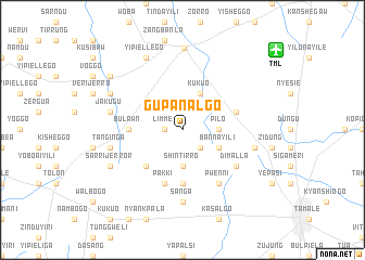 map of Gupanalgo