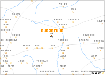 map of Gupan Tumo