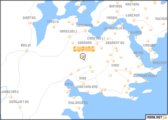 map of Guping