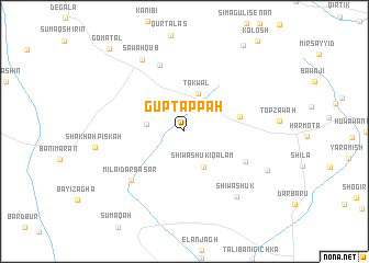map of Gūp Tappah