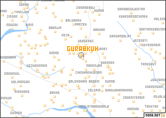 map of Gūrāb Kūh