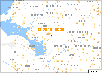 map of Gura Gujarān