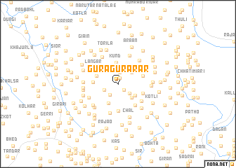 map of Gura Gurarār